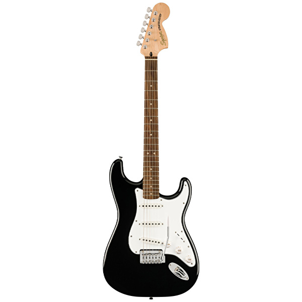 Squier Affinity Stratocaster Laurel Klavye Black Mustang Micro Elektro Gitar Seti